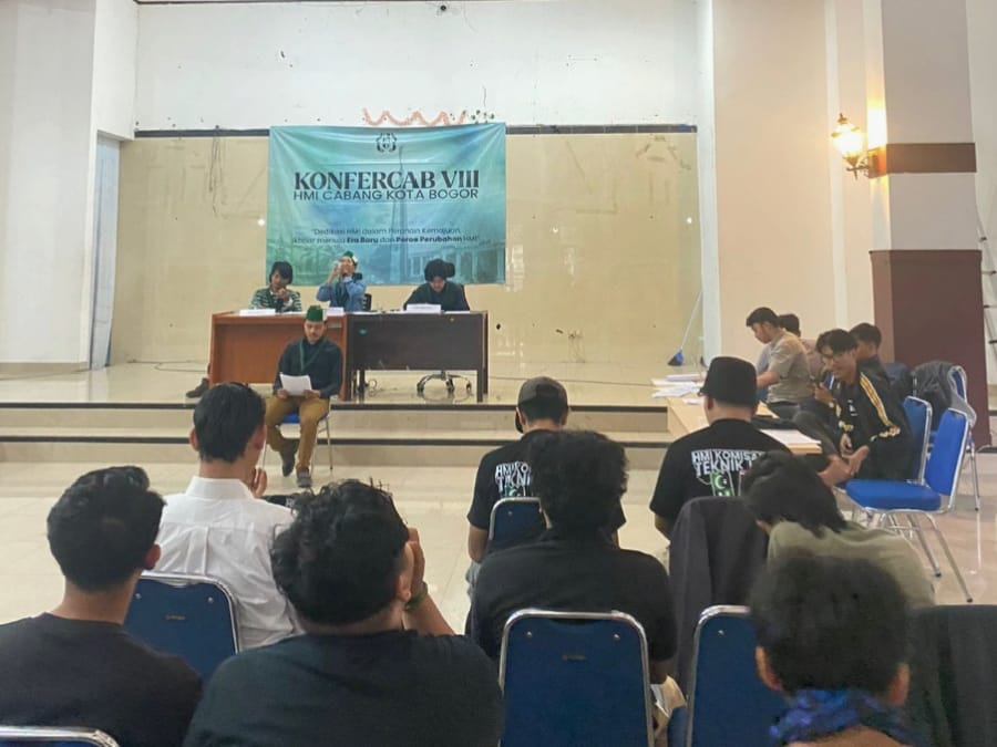 Konfercab VIII HMI Cabang Kota Bogor, Maulana Lazuardi Terpilih Sebagai Ketua Baru