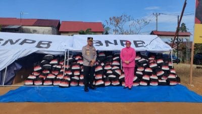 Polda Bengkulu Terima 5.000 Paket Sembako dari Kapolri untuk Korban Gempa