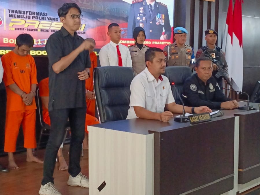 Polresta Bogor Kota Bongkar Sindikat Curanmor Lintas Wilayah, Puluhan Motor Disita