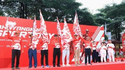 Kapolri, Panglima TNI, dan APH Kompak Buka Bhayangkara Sport Day 2025