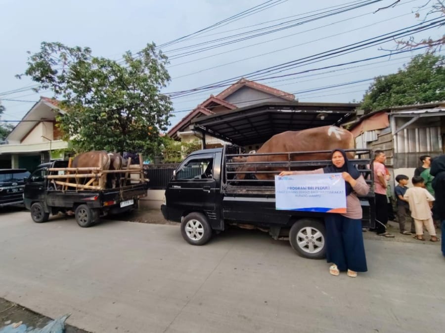 BRI Bogor Pajajaran Salurkan Bantuan Daging Bergizi Bagi Masyarakat di Momen Idul Adha 1446 H
