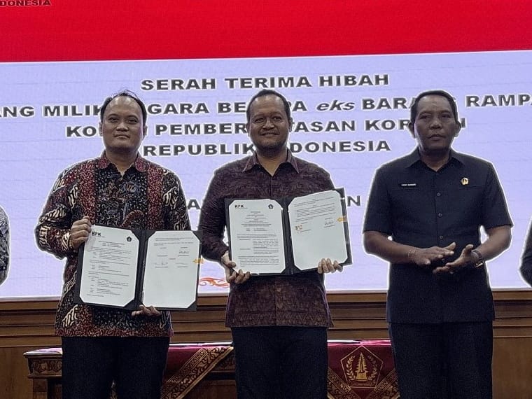 KPK Hibahkan Enam Bidang Tanah Rampasan Korupsi ke Pemkab Badung Senilai Rp26 Miliar