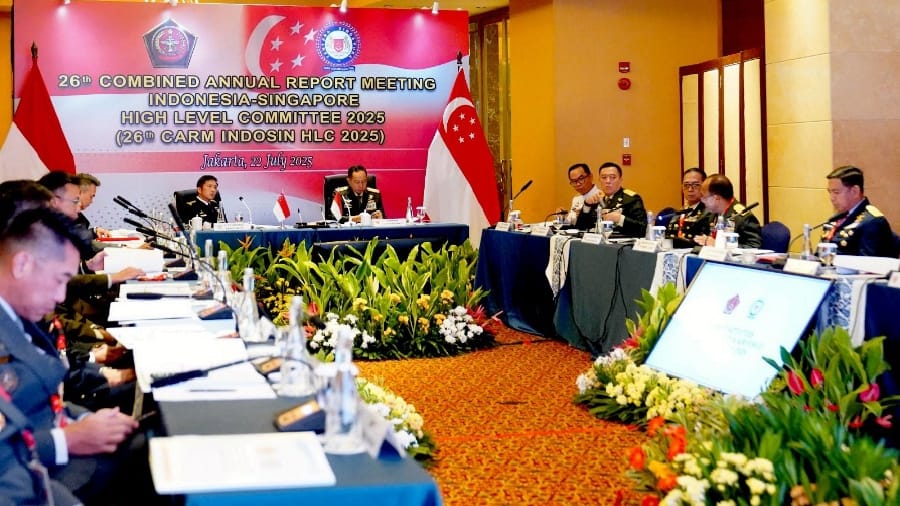 TNI dan SAF Gelar Pertemuan Tingkat Tinggi Bahas Penguatan Kerja Sama Pertahanan