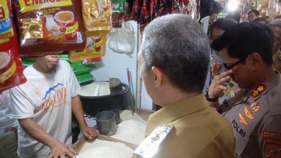 Ramai Beras Oplosan, Dedie A. Rachim Pastikan di Kota Bogor Aman dan Harga Stabil