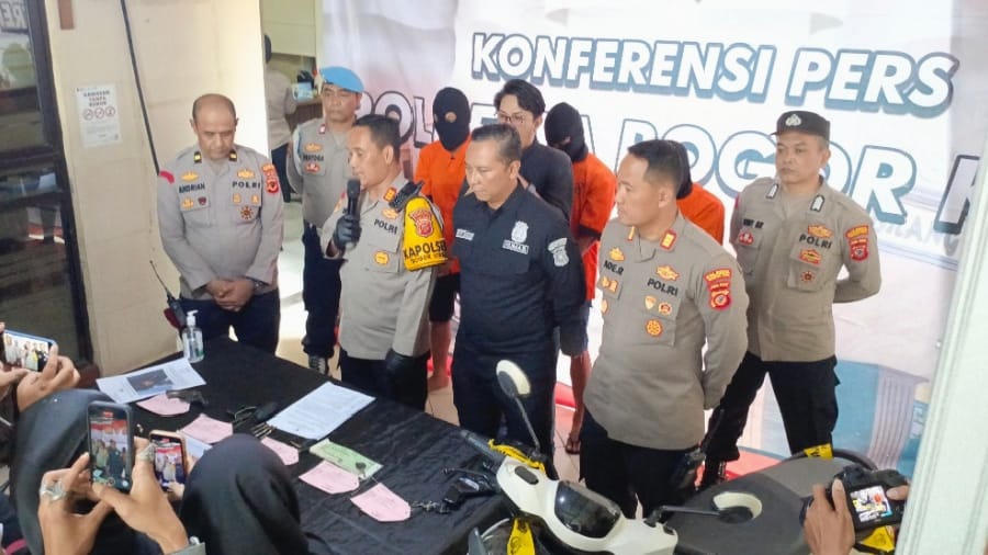 Polsek Bogor Utara Bekuk Komplotan Curanmor, Pelaku Sudah Beraksi di 300 TKP