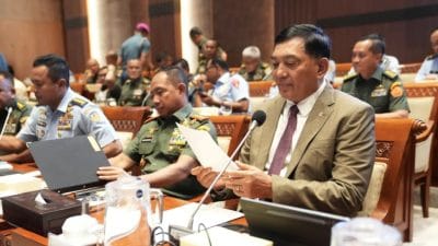 Menhan dan Panglima TNI Paparkan Penguatan Pertahanan Negara dalam Rapat dengan Komisi I DPR RI