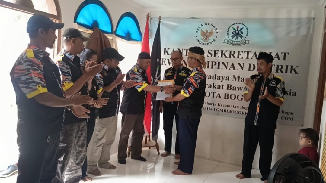 LSM GMBI Distrik Kota Bogor Lantik Pengurus KSM Bogor Barat