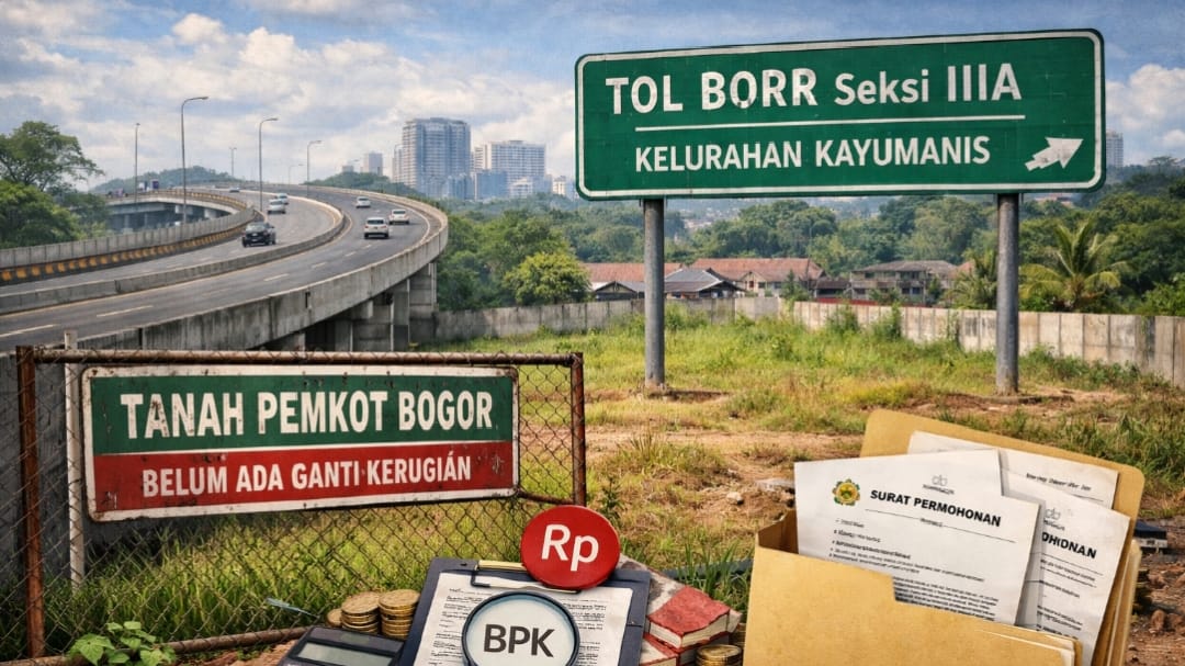 Tanah Pemkot Bogor Dipakai Tol BORR, BPK Catat Belum Ada Ganti Kerugian