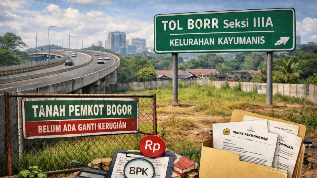 Tanah Pemkot Bogor Dipakai Tol BORR, BPK Catat Belum Ada Ganti Kerugian