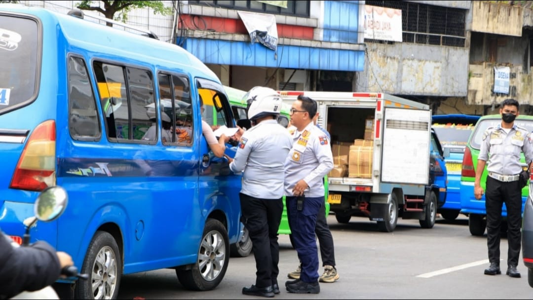 Dishub Kota Bogor Gencarkan Operasi Rutin, 54 Angkutan Umum Ditilang dan 10 Dikandangkan