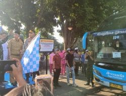 Polresta Bogor Kota Lepas 300 Pemudik dalam Program Mudik Gratis Idulfitri 1447