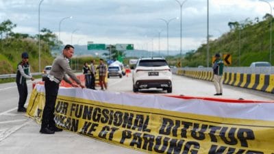 Arus Wisata H+1 Lebaran, Tol Bocimi Padat Arah Sukabumi