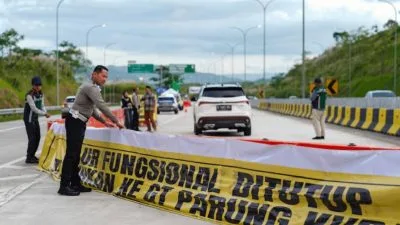 Arus Wisata H+1 Lebaran, Tol Bocimi Padat Arah Sukabumi