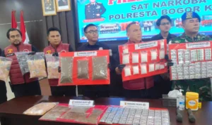 Sat Res Narkoba Polresta Bogor Kota Ungkap 82 Kasus, Amankan 94 Tersangka