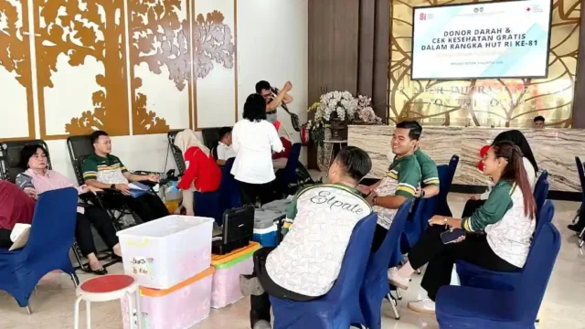 Sambut HUT RI ke-81, Imigrasi Bogor Gelar Donor Darah dan Cek Kesehatan Gratis